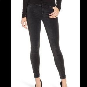 Lucky Brand Black Velvet Skinny
